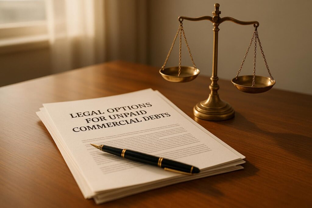 Legal Options for Unpaid Commercial Debts