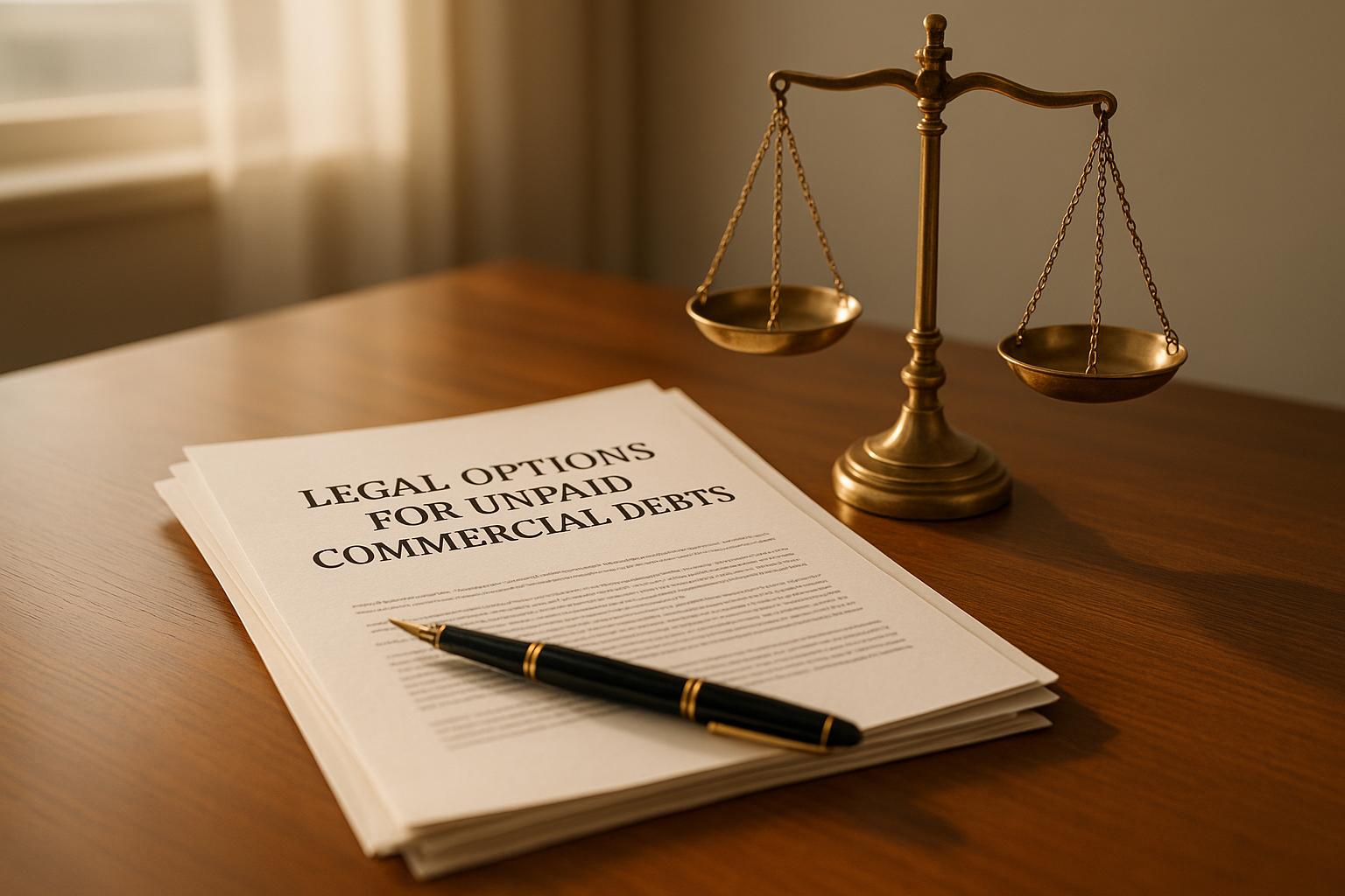 Legal Options for Unpaid Commercial Debts