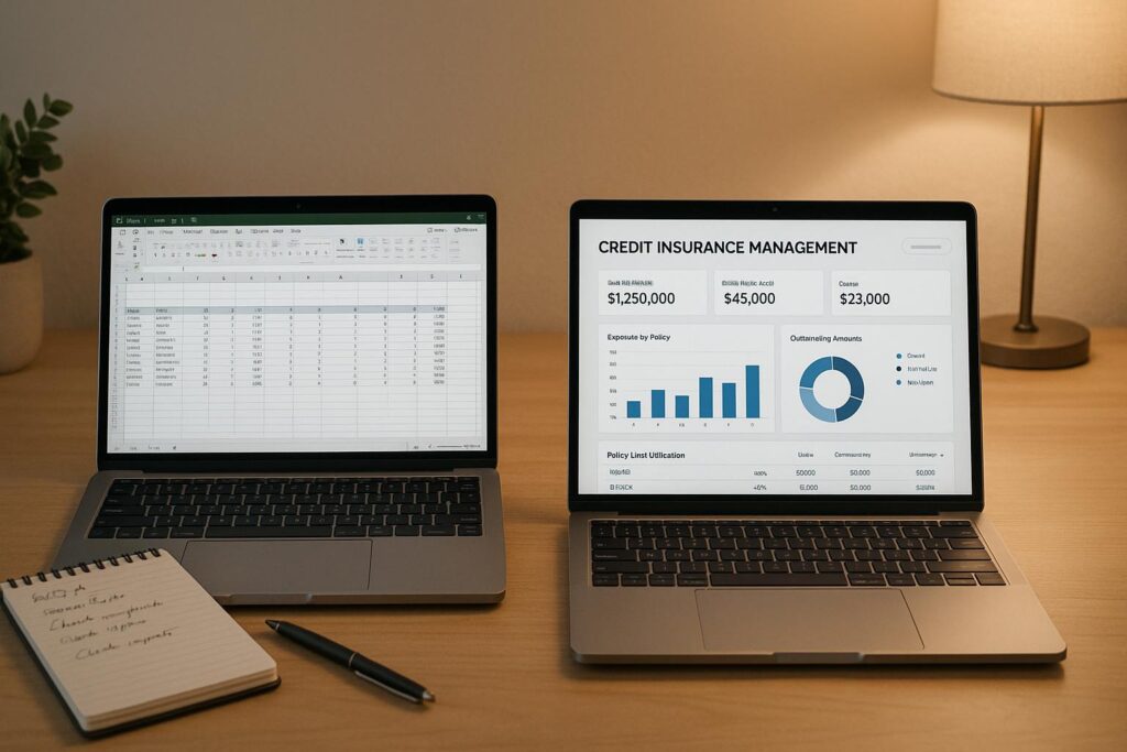 Manual vs. Digital Credit Insurance Management