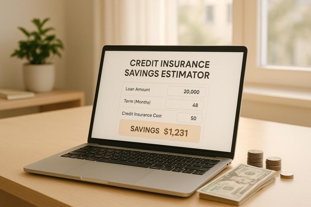 Credit Insurance Savings Estimator