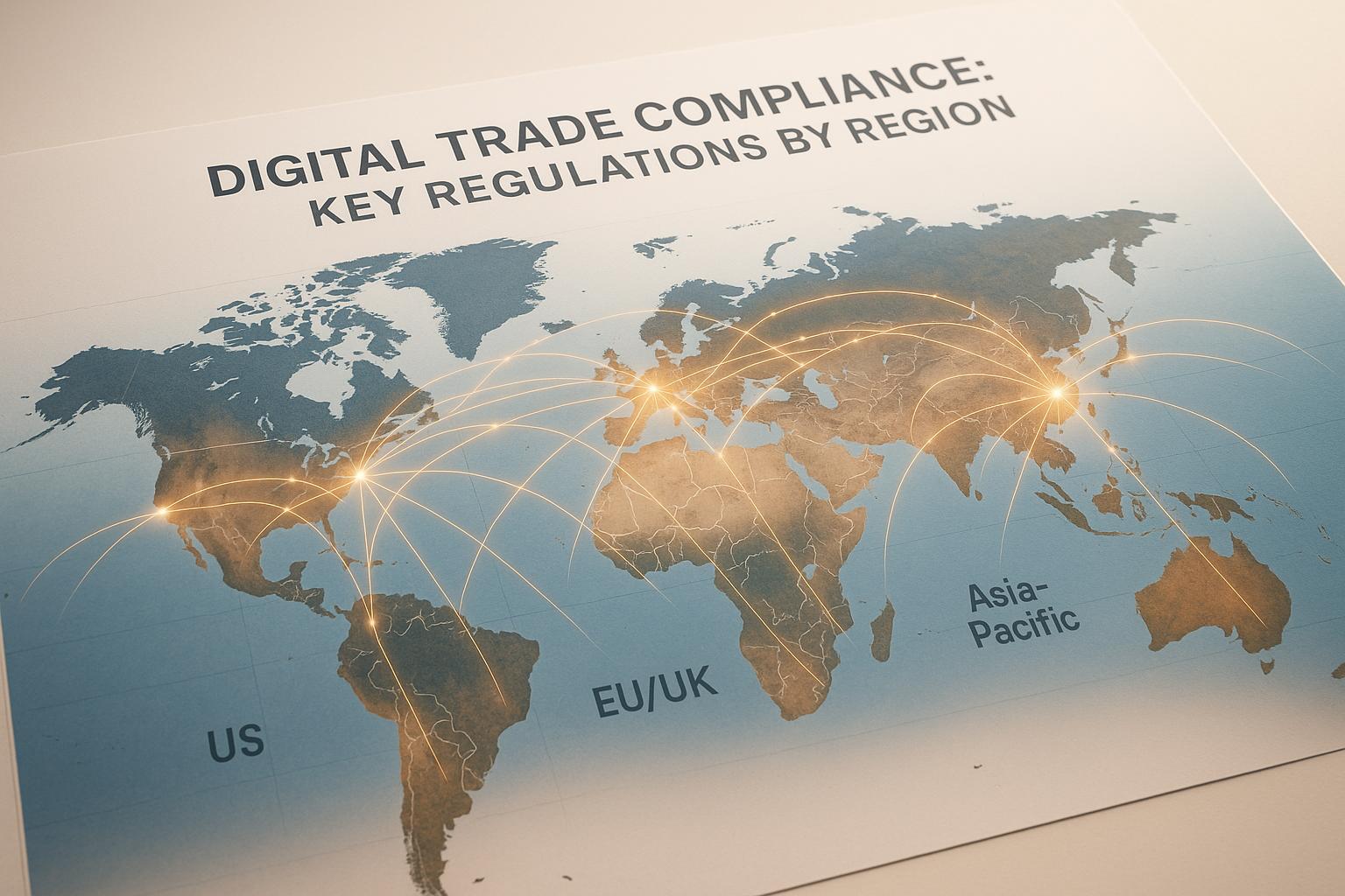 Digital Trade Compliance: Key Regulations by Region