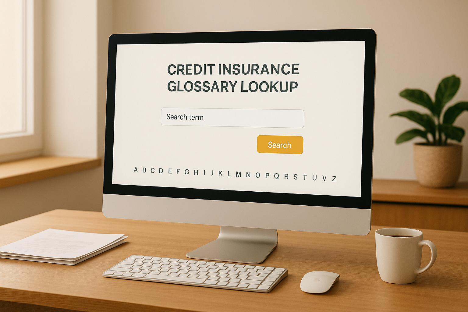 Credit Insurance Glossary Lookup